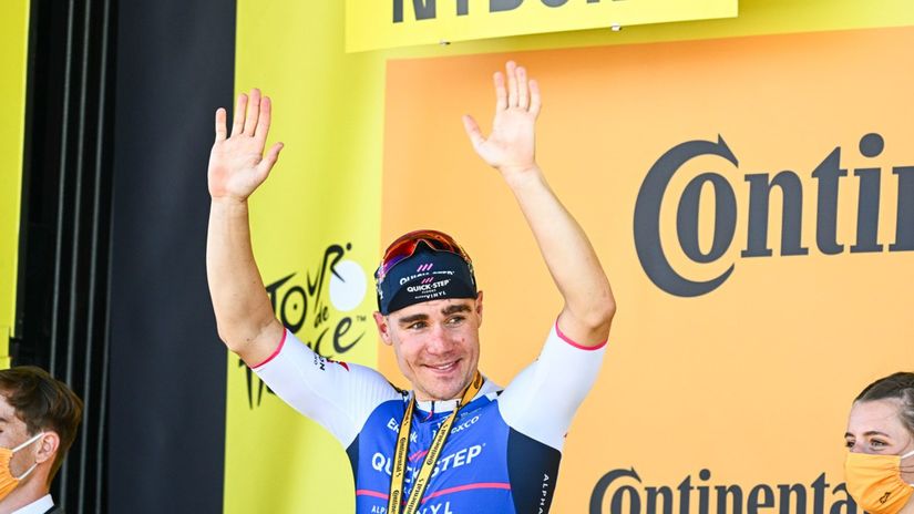 Víťaz 2. etapy na Tour de France Fabio Jakobsen.