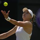 Británia Tenis Wimbledon ženy dvojhra 1/8 Rybakinová