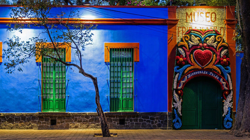 Casa Azul (Modrý dom) v Mexico City je dnes...