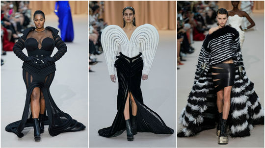 Modelky v kreáciách Jean Paul Gaultier's Haute...