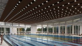 Plavecké športy budú mať olympijské zázemie v Košiciach, plaváreň, vizualizácia
