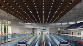 Plavecké športy budú mať olympijské zázemie v Košiciach, plaváreň, vizualizácia