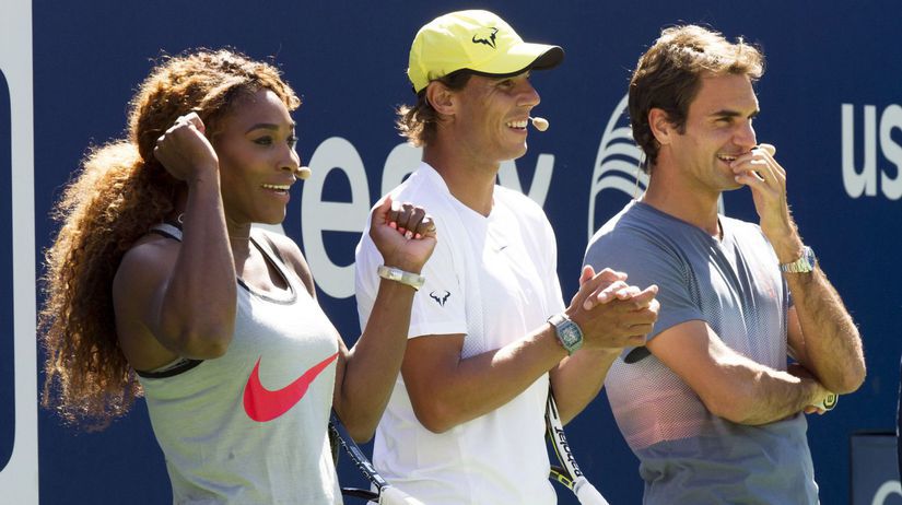 Serena Williamsová, Rafael Nadal, Roger Federer