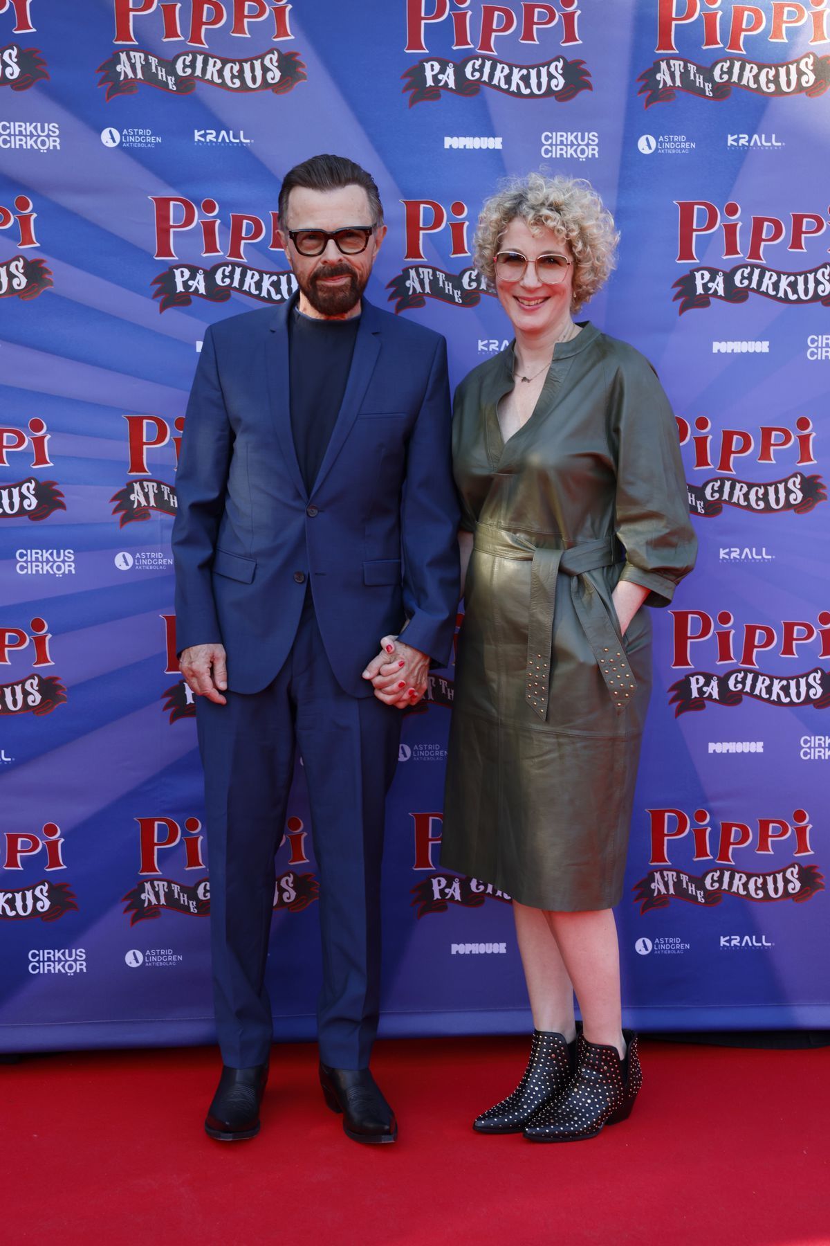 Björn Ulvaeus a jeho partnerka Christina Sas na...