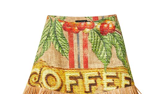 Dámska minisukňa s grafickým motívom z...