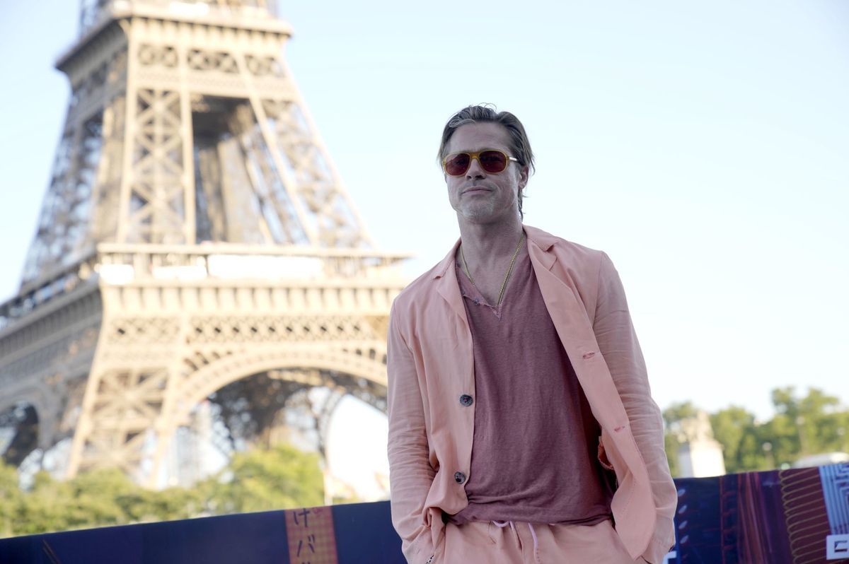 Herec Brad Pitt predstavil v Paríži film Bullet...