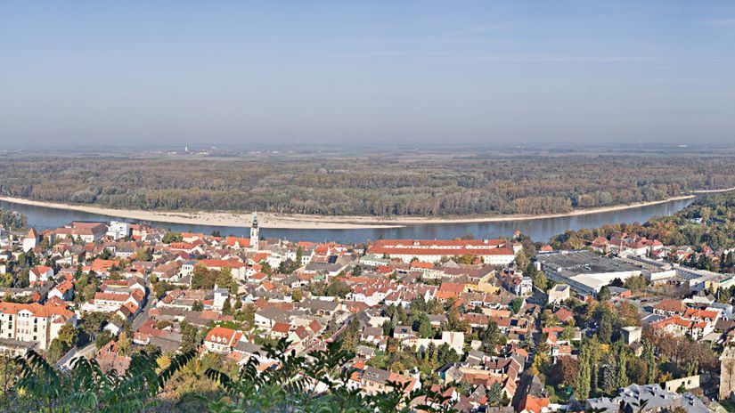Pohľad na Hainburg.