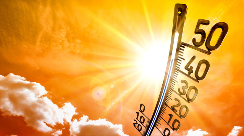 horúčava, slnko, leto, teplomer, UV index