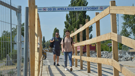 Most náhle uzavreli koncom marca tohto roka,...