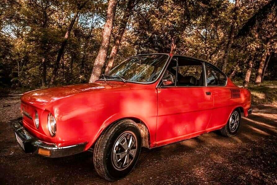 Túto Škodu 110 R Coupé vyrobili v roku 1978. Na...