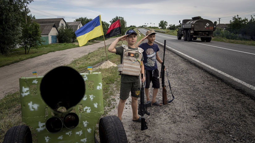 Ukrajina, Rusko, vojna, deti, Charkovská oblasť
