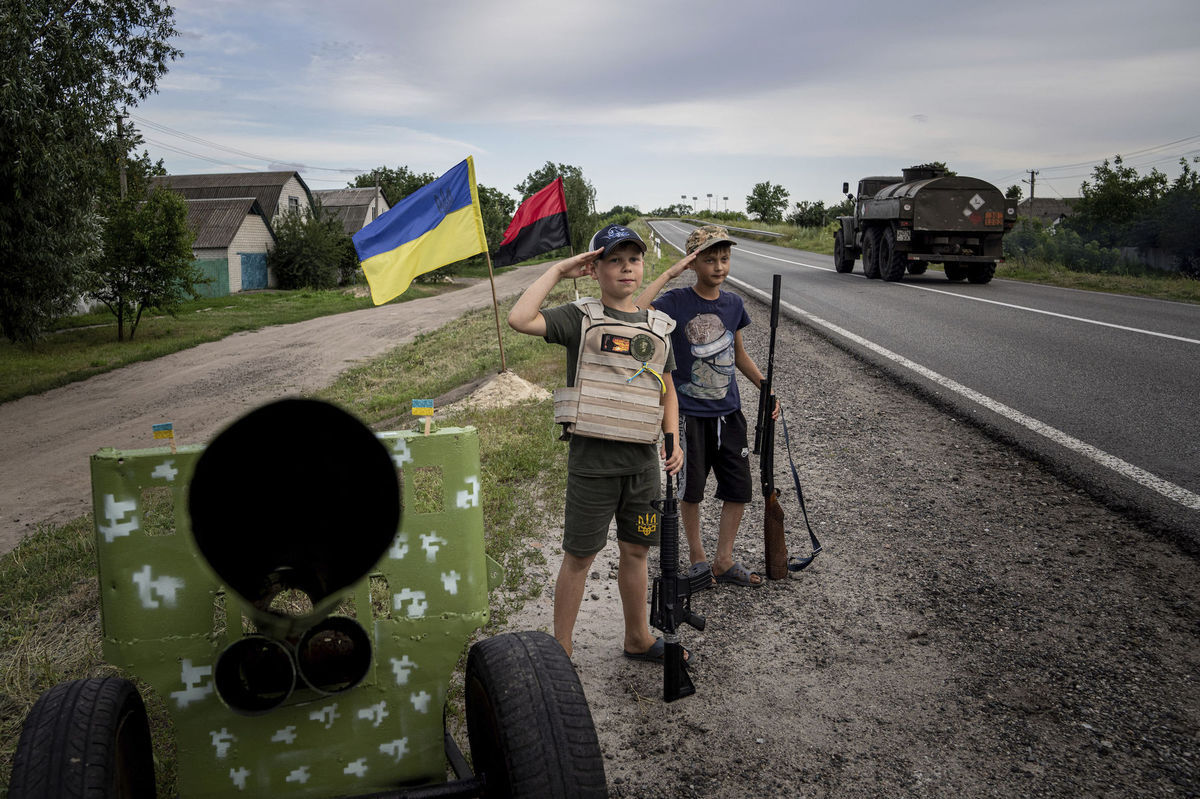 Ukrajina, Rusko, vojna, deti, Charkovská oblasť