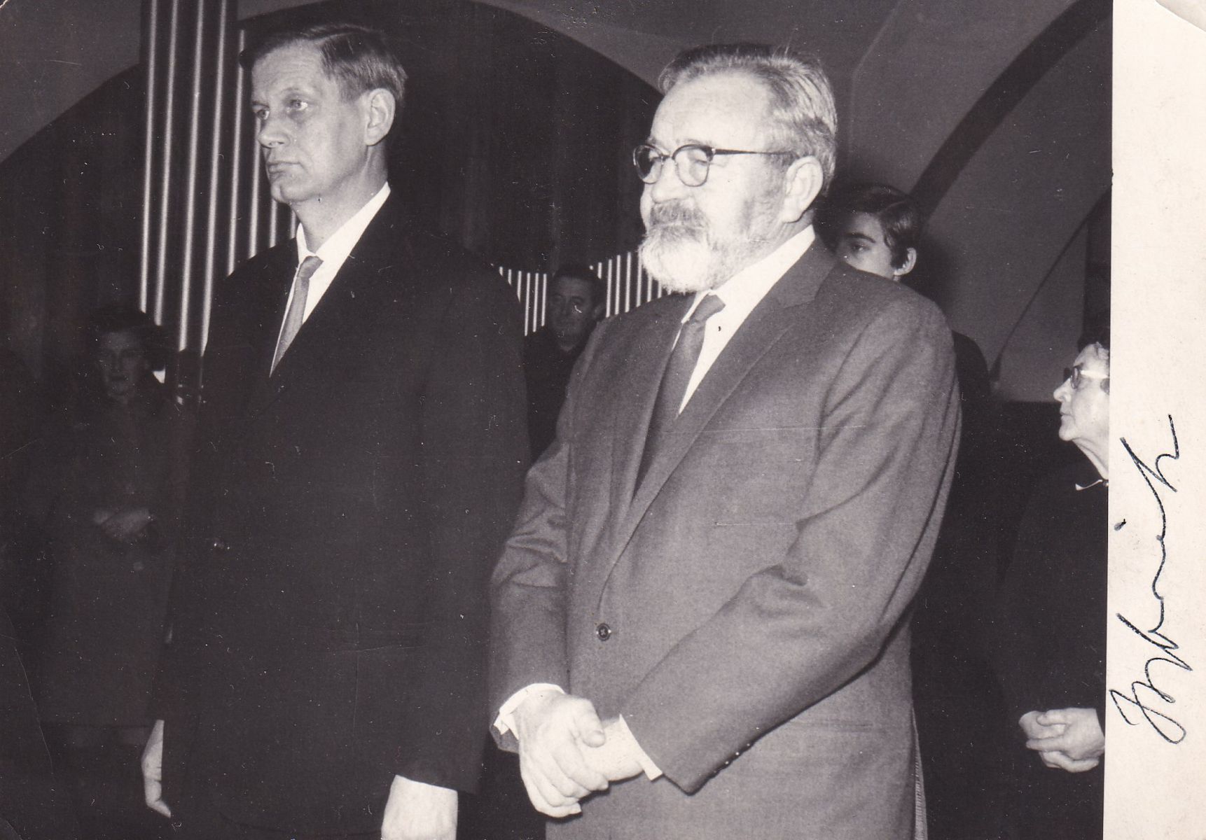 Roman Kaliský s Janom Werichom ako svedok na...