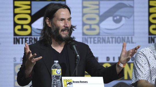 Keanu Reeves počas Comic-Con International.