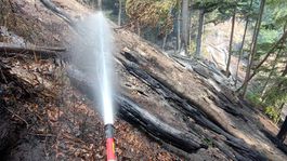 požiar Malá Lodina, hasiči