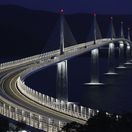 Chorvátsko Bosna Čína most Pelješacký otvorenie
