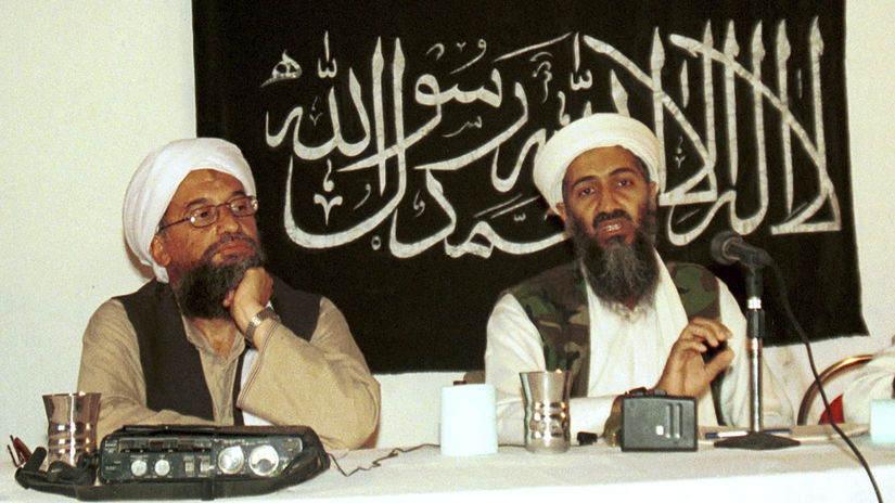 Ajmán Zavahrí, Usama bin Ládin
