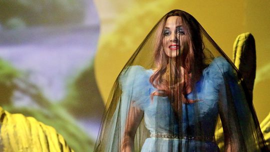 Sopranistka Tereza Mátlová  ako Rusalka.