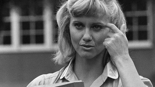 Herečka Olivia Newton-John na zábere z...