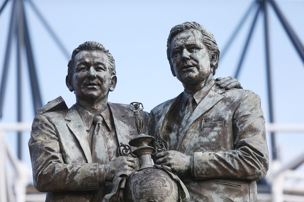 Brian Clough (vľavo) a Brian Clough. Nerozlučná...