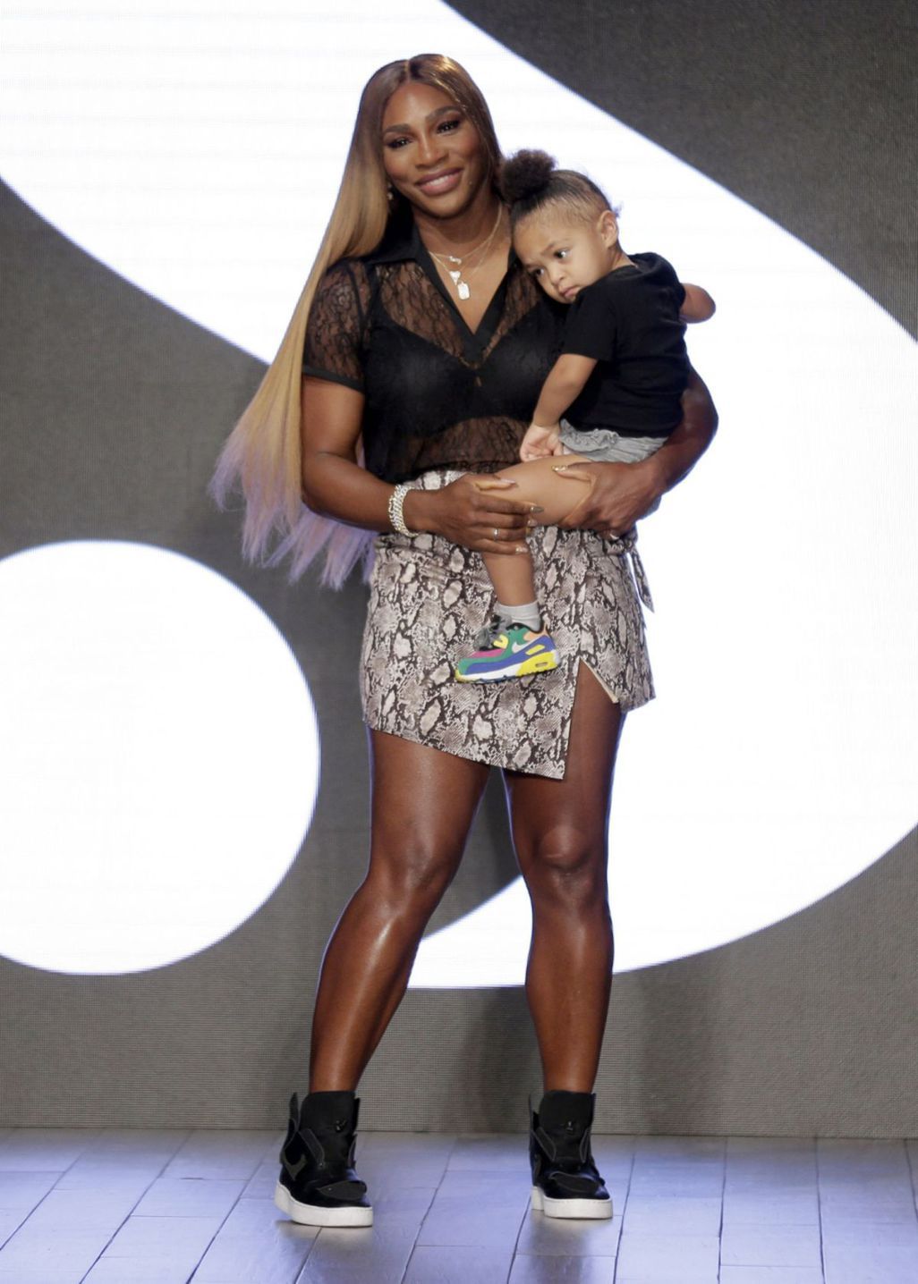 Serena Williams a jej dcéra Alexis Olympia...