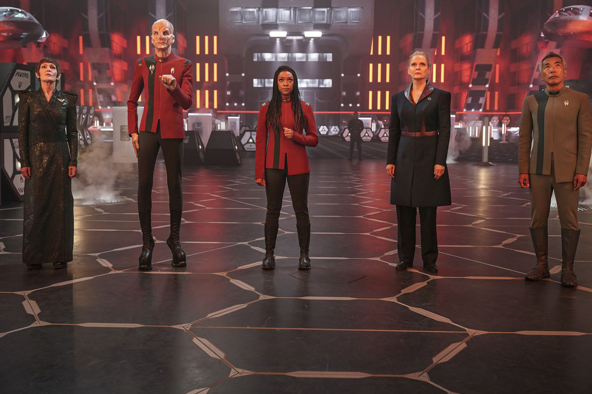 Záber zo 4. série seriálu Star Trek: Discovery.