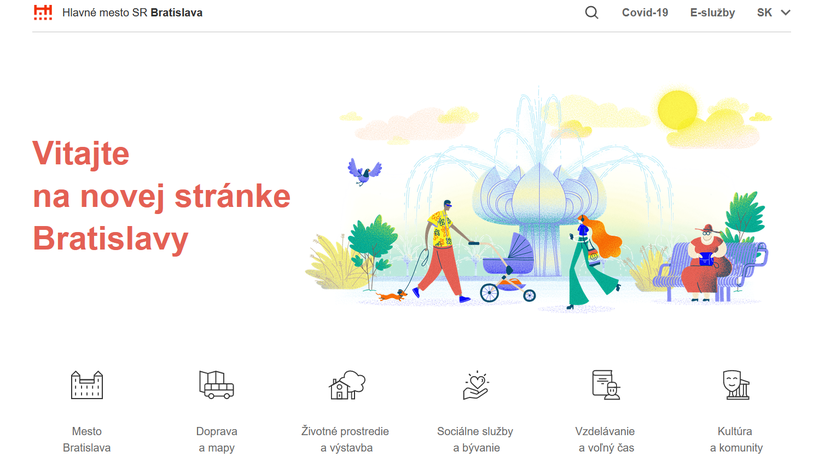 Bratislava má novú webstránku, doterajšia mala viaceré problémy