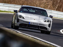 Porsche Taycan Turbo S - record driving at Nurburgring 2022