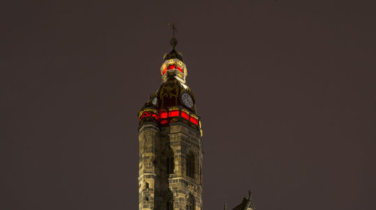 Na snímke Dóm sv. Alžbety v Košiciach, ktorý má...