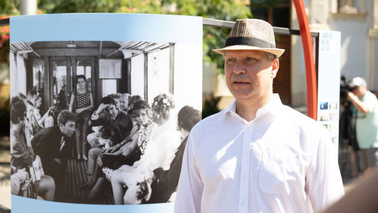 Autor výstavného konceptu Peter Bielik pri...