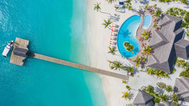 Maldivy, dovolenka, cestovanie, exotika, pláž, more, exotika, bazén, mólo