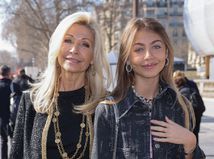 Natty Tardivel, druhá manželka herca Jeana Paula Belmonda a jej dcéra Stella Belmondo