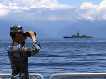 Čína / Taiwan / Vojenská loď /
