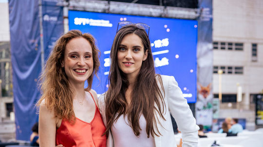 Herečky a kolegyne z filmu Piargy Jana...