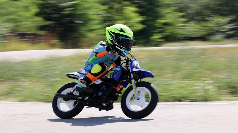 Matias Baláž počas tréningu.