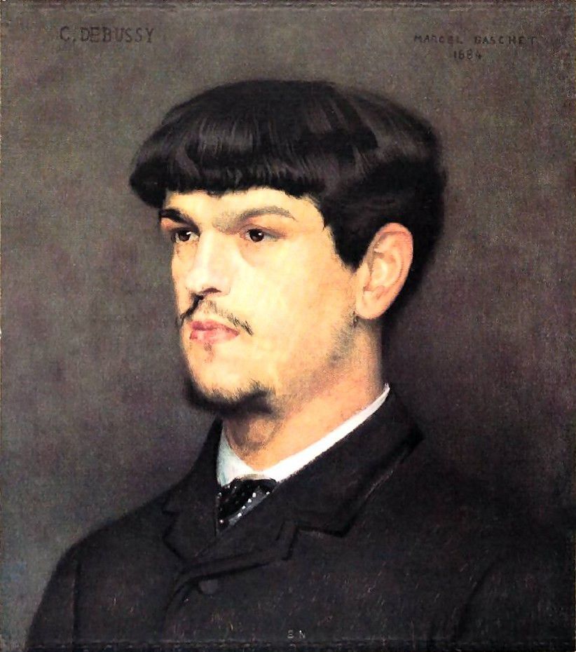 Portrét Clauda Debussyho namaľoval v roku 1884...