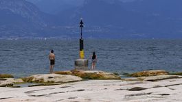 Gardské jazero, Lago di Garda, jazero, Taliansko, sucho