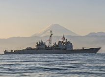 USA Taiwanský prieliv lode vojnové preplávanie