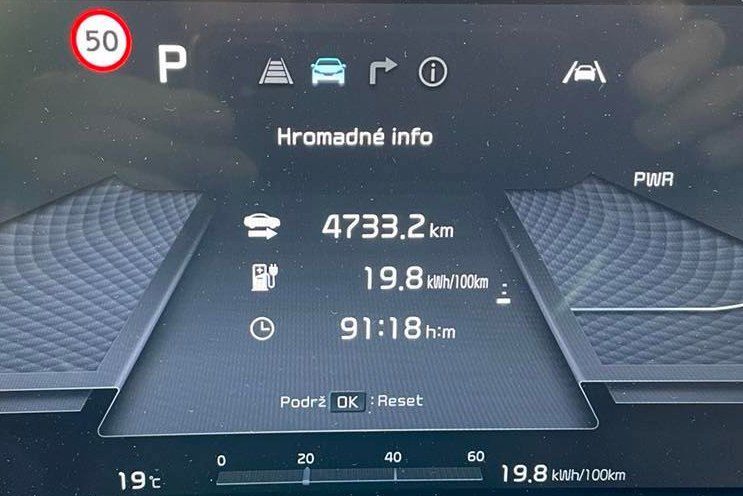 Dlhodobý priemer spotreby za 4 700 km sa udržal...
