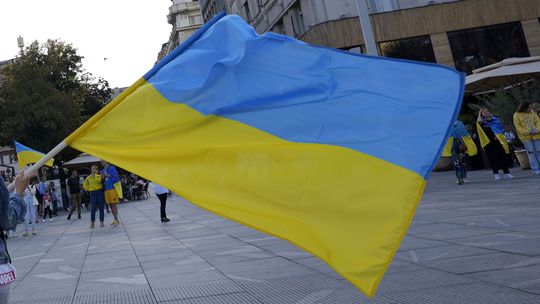 Prahou pochodovali stovky Ukrajincov, ďakovali Česku za podporu