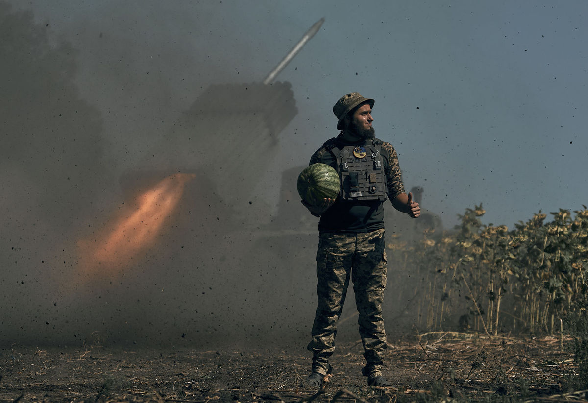 Donecká oblasť, raketomet, vojna na Ukrajine
