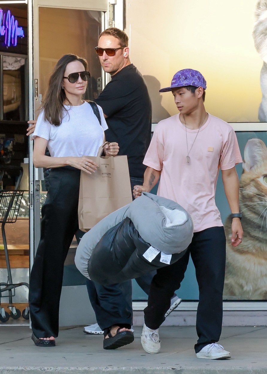 Angelina Jolie a jej syn Pax
