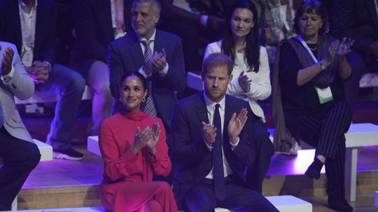 Princ Harry a jeho manželka Meghan, vojvodkyňa...