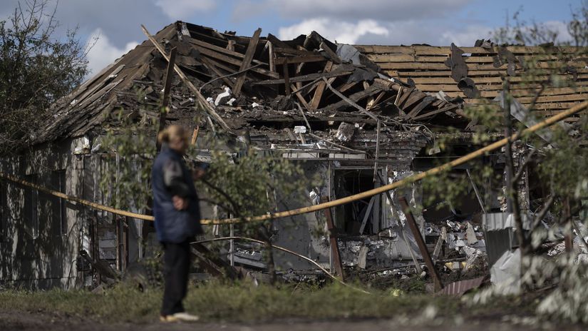Ukrajina Rusko vojna Sloviansk ruiny