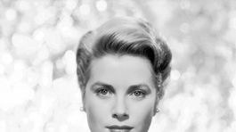 Herečka Grace Kelly na zábere z roku 1955.