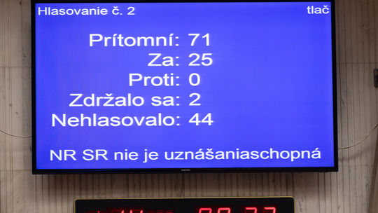 Poslancom sa nepodarilo ani na druhý pokus...