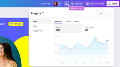 Canva Websites