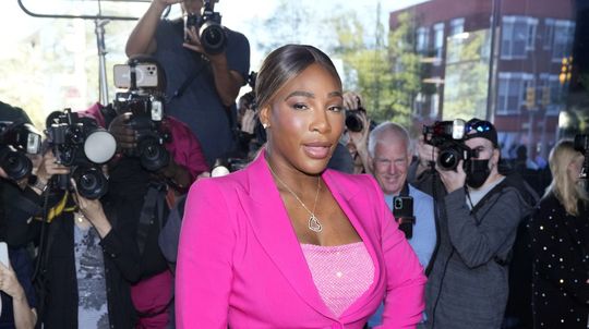 Serena Williamsová na prehliadke Michael Kors...