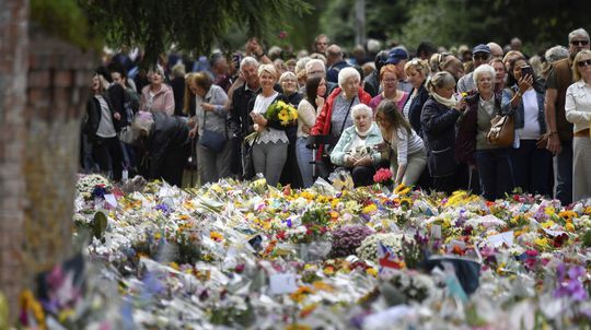 Ľudia v Norfolku v blízkosti Sandrigham Estate...