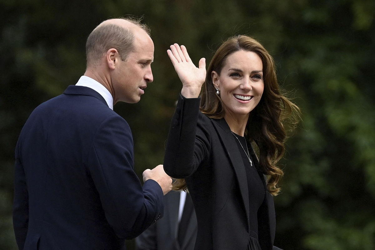 Princ William a jeho manželka Kate, princ a...
